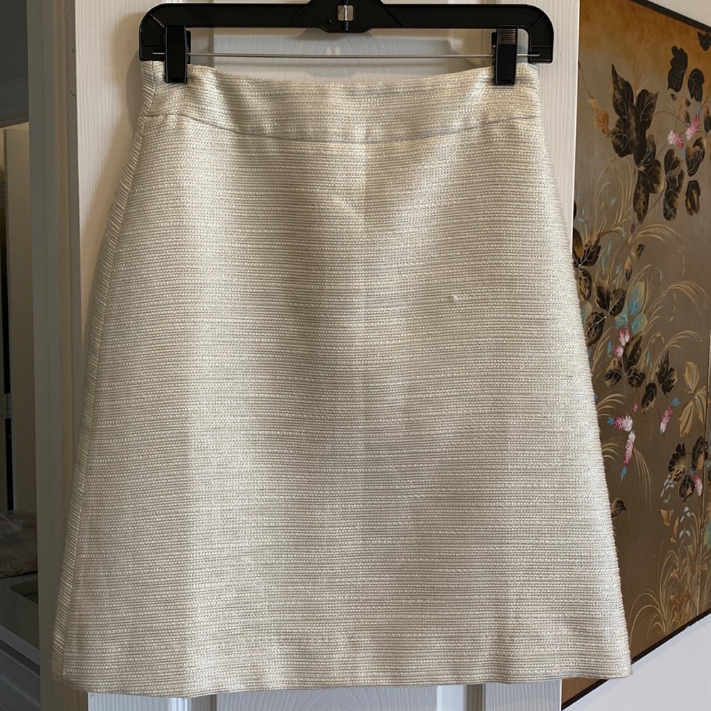 Anthro metallic fun skirt. Dress up for fun or wear for work.